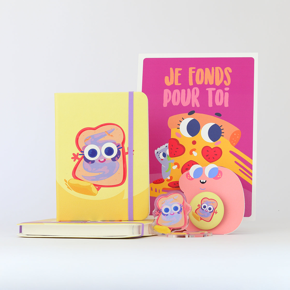 JULIESBUDDIES A6 Notebook "Peanut Butter and Jelly"