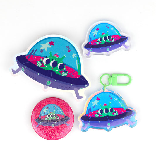 Pack Buddy JULIESBUDDIES - Extraterrestre en OVNI