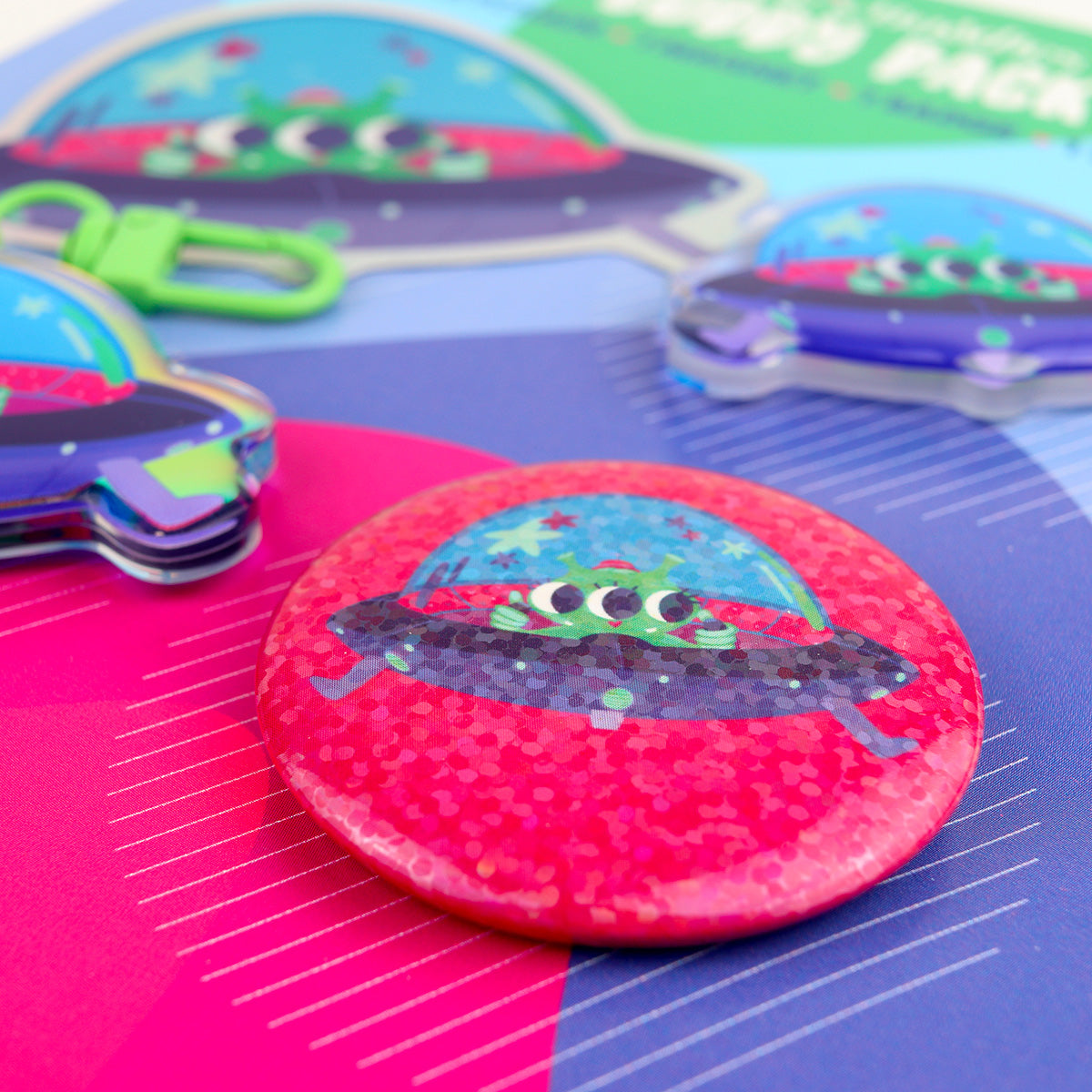 Pack Buddy JULIESBUDDIES - Extraterrestre en OVNI