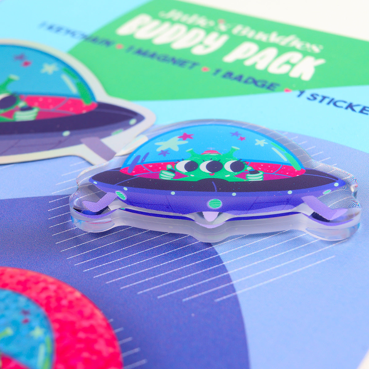 Pack Buddy JULIESBUDDIES - Extraterrestre en OVNI