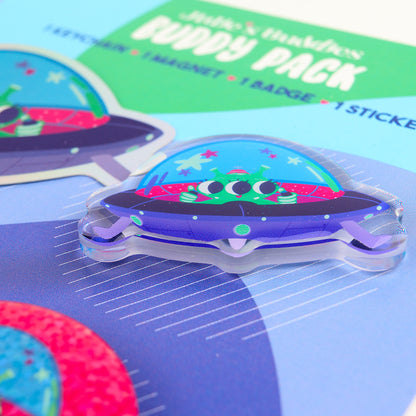 Pack Buddy JULIESBUDDIES - Extraterrestre en OVNI