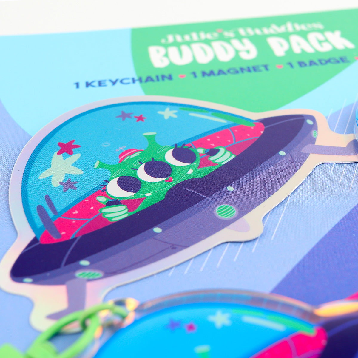 Pack Buddy JULIESBUDDIES - Extraterrestre en OVNI