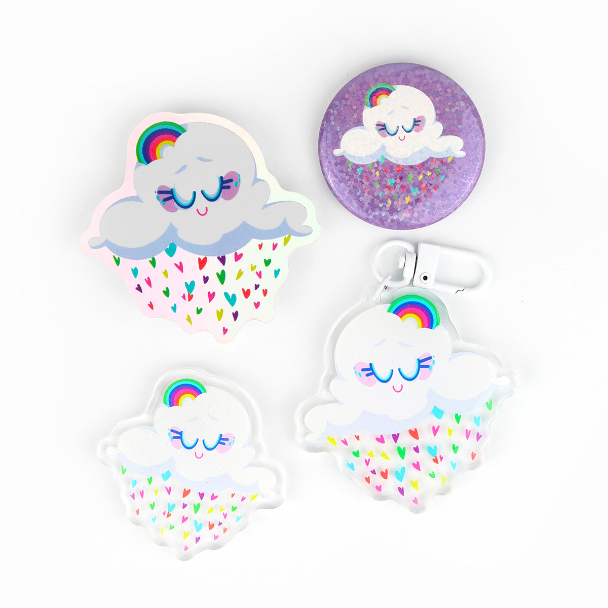 Pack Buddy JULIESBUDDIES - Nuage Arc-en-ciel