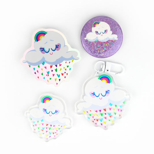 Pack Buddy JULIESBUDDIES - Nuage Arc-en-ciel