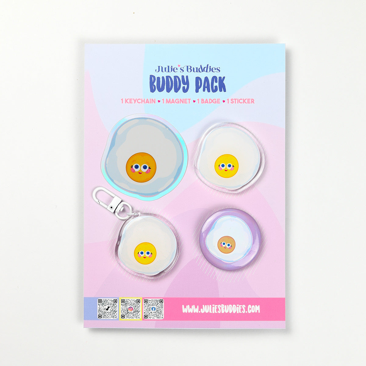 Pack Buddy JULIESBUDDIES - Oeuf au Plat
