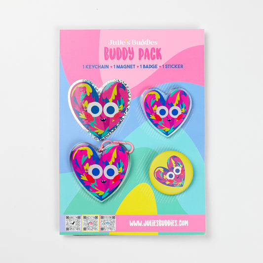 Pack Buddy JULIESBUDDIES - Coeur Coloré