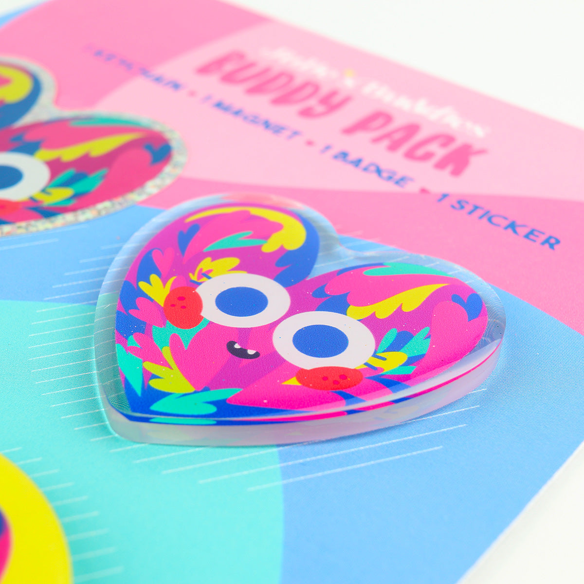 Pack Buddy JULIESBUDDIES - Coeur Coloré