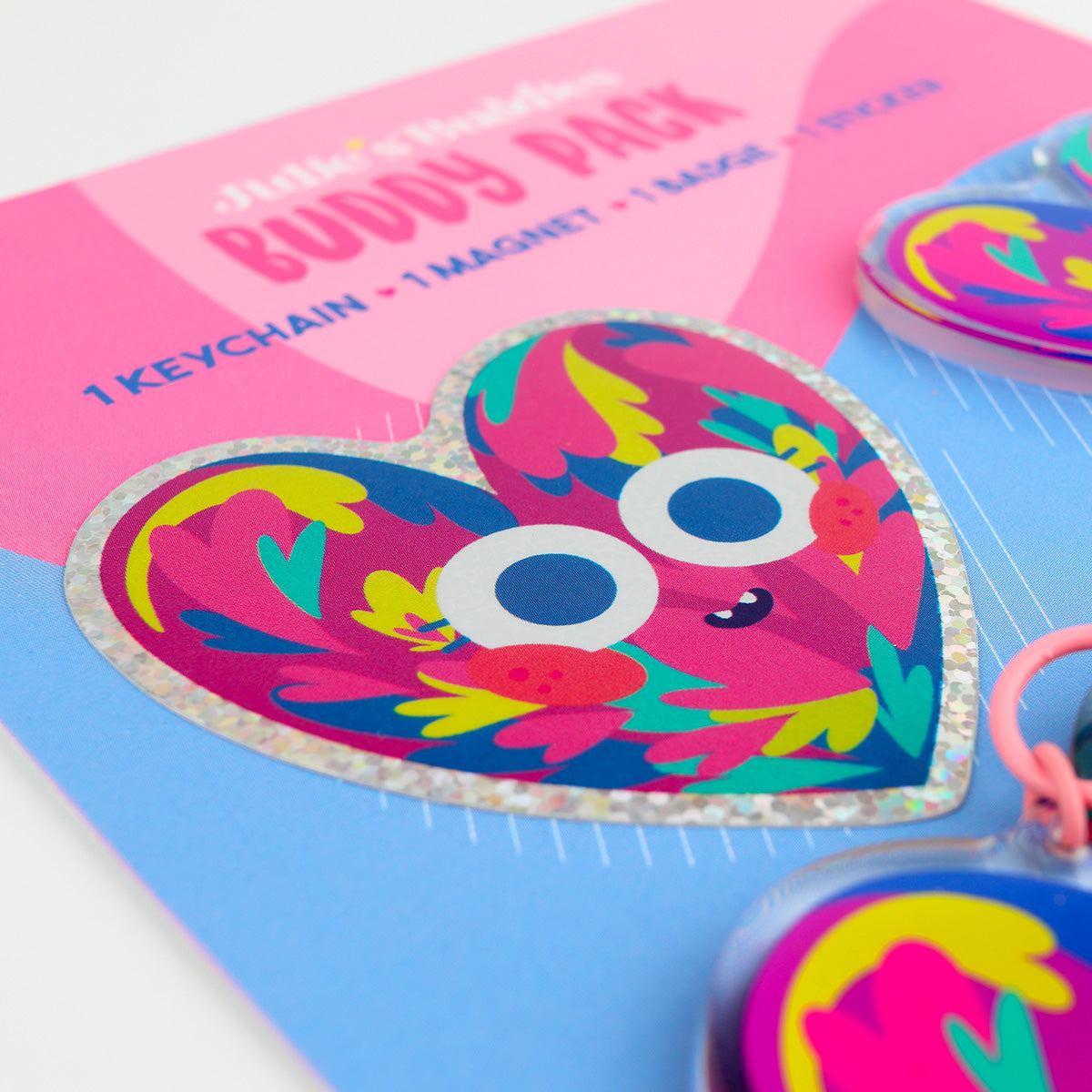 Pack Buddy JULIESBUDDIES - Coeur Coloré