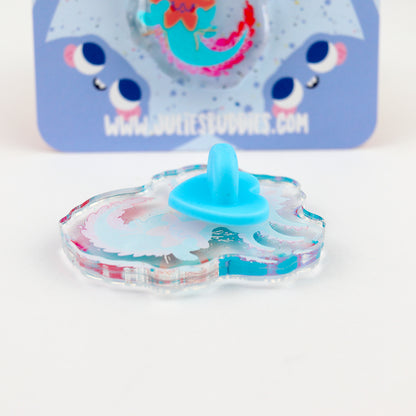 JULIESBUDDIES Pins Axolotl en Acrylique