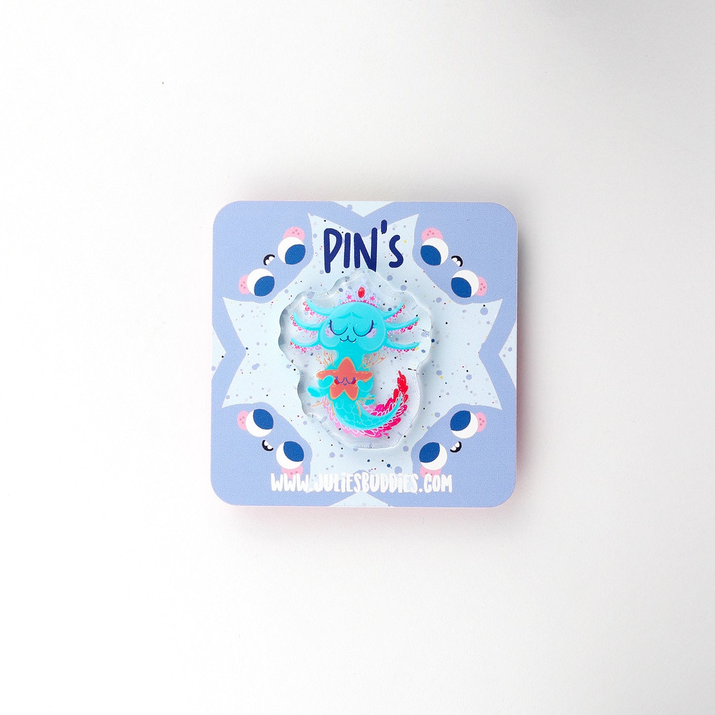 JULIESBUDDIES Pins Axolotl en Acrylique