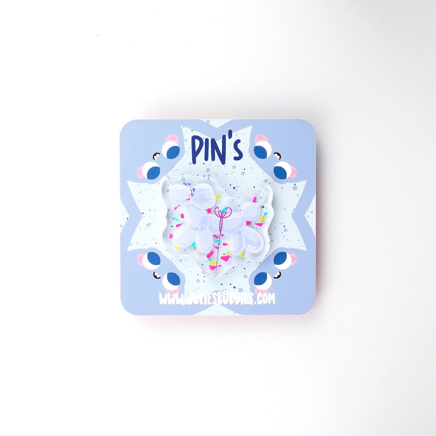JULIESBUDDIES Pins Chien Ballon en Acrylique