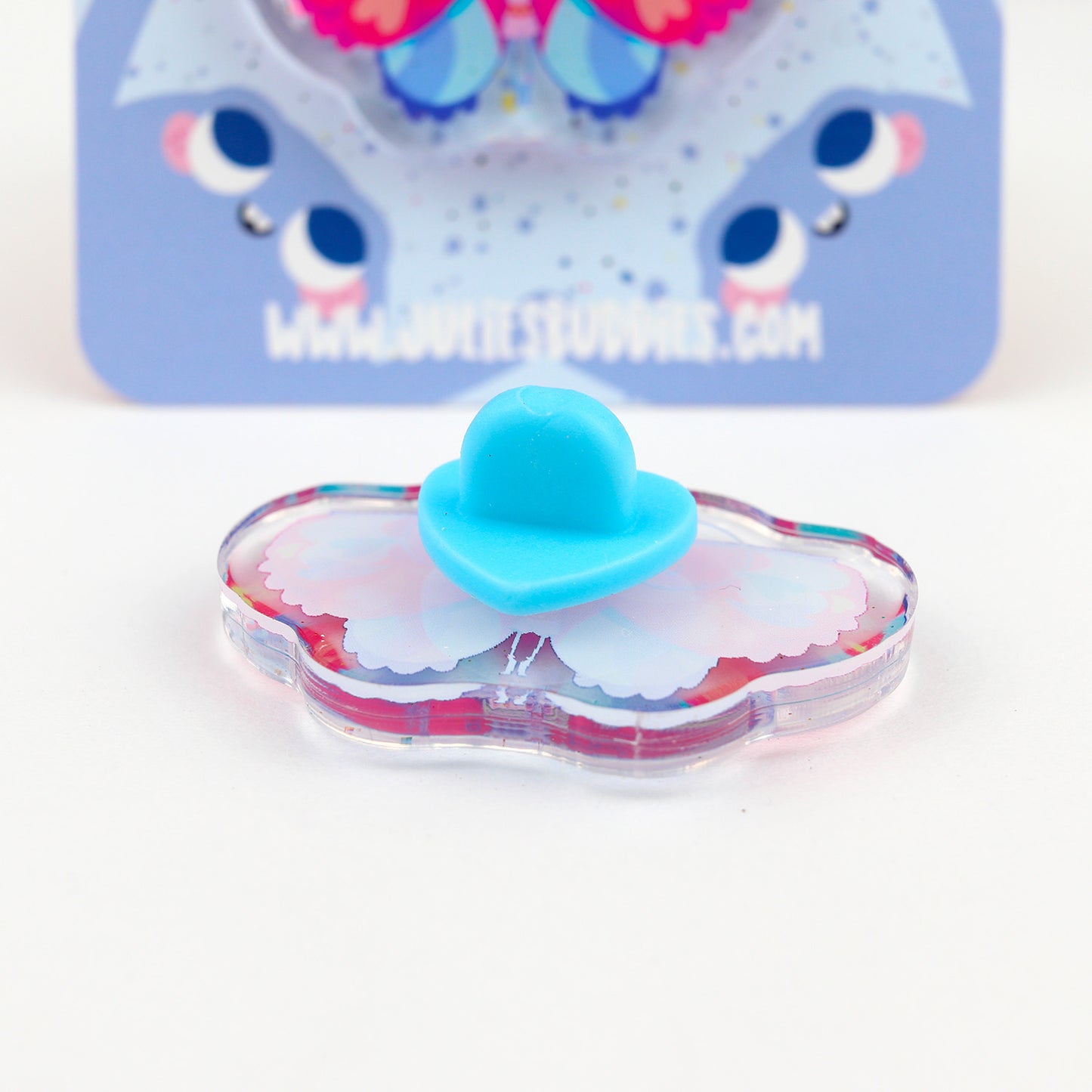 JULIESBUDDIES Pins Papillon en Acrylique
