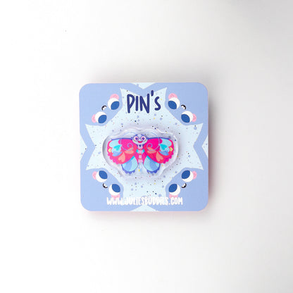 JULIESBUDDIES Pins Papillon en Acrylique