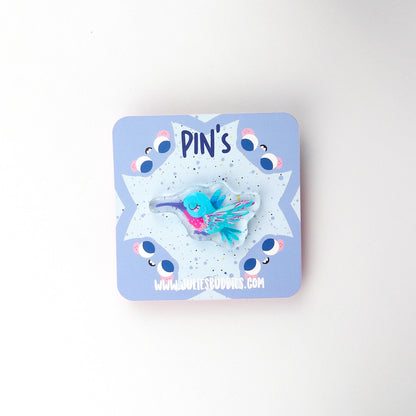 JULIESBUDDIES Pins Colibri en Acrylique