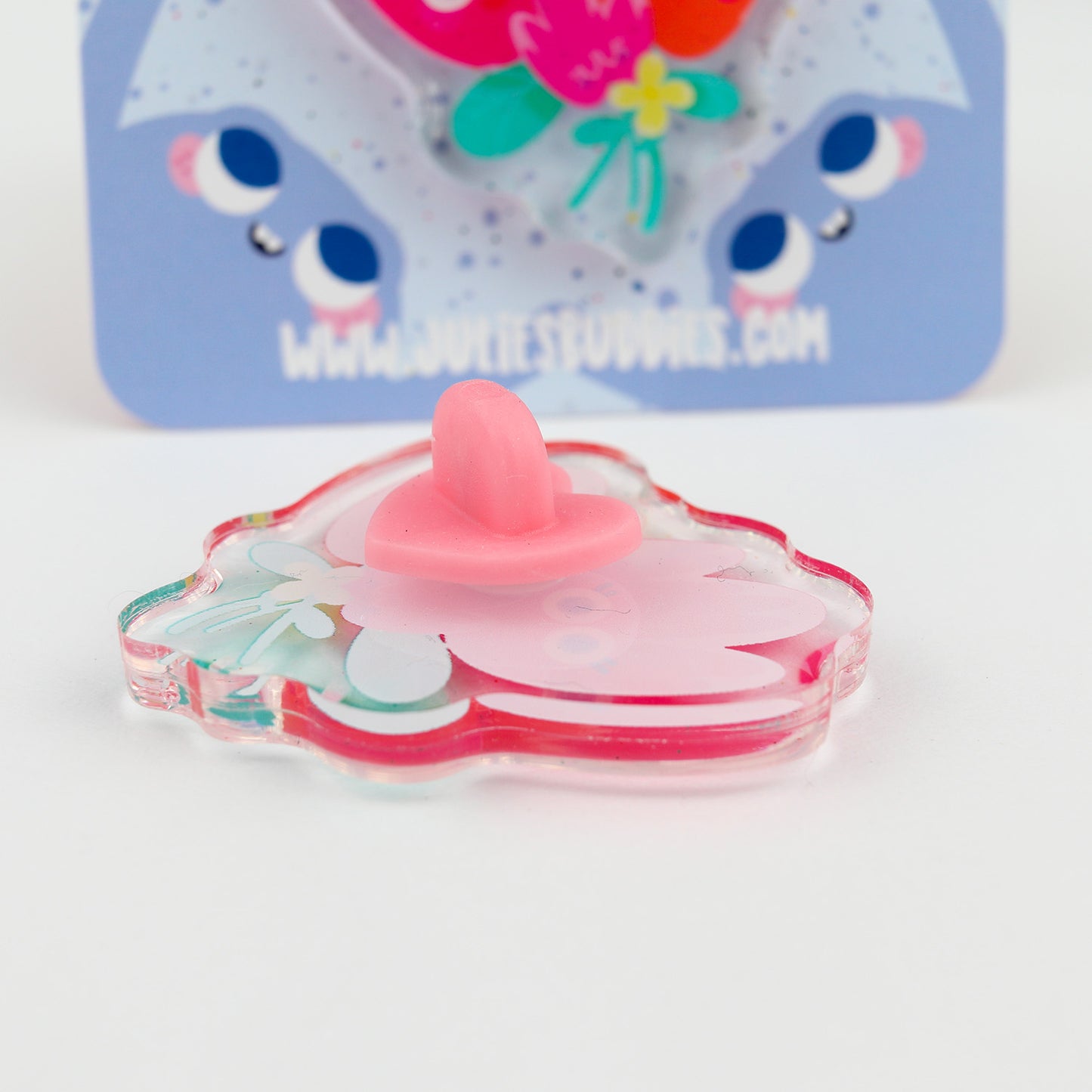 JULIESBUDDIES Pins Fleurs câlines en Acrylique