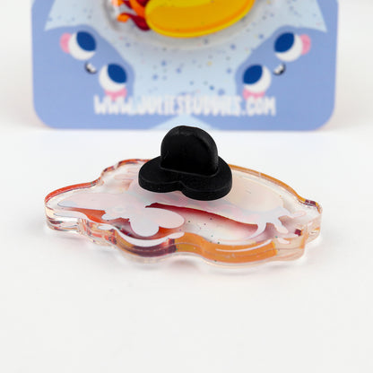 JULIESBUDDIES Pins Teckel Chien Saucisse en Acrylique