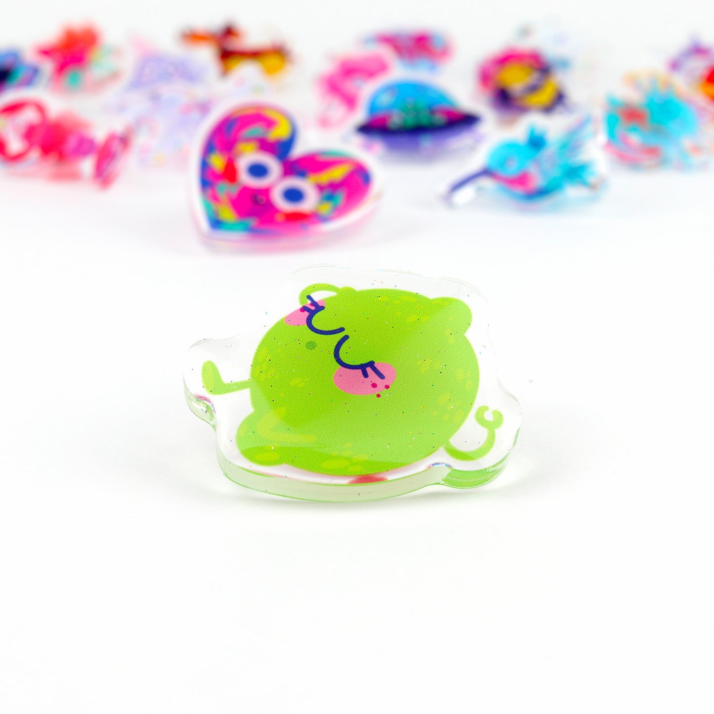 JULIESBUDDIES Pins Citron Vert en Acrylique