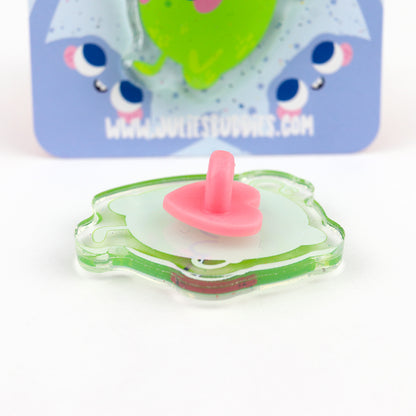 JULIESBUDDIES Pins Citron Vert en Acrylique