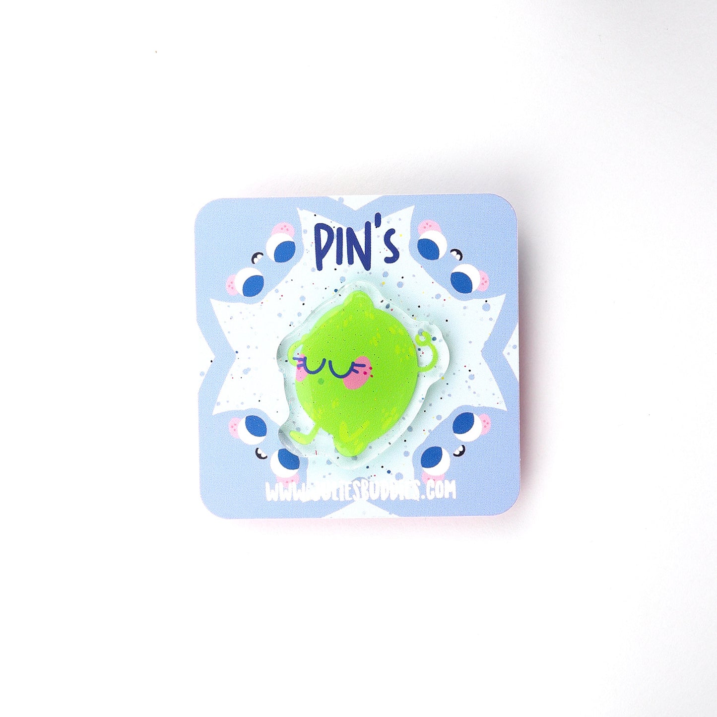 JULIESBUDDIES Pins Citron Vert en Acrylique