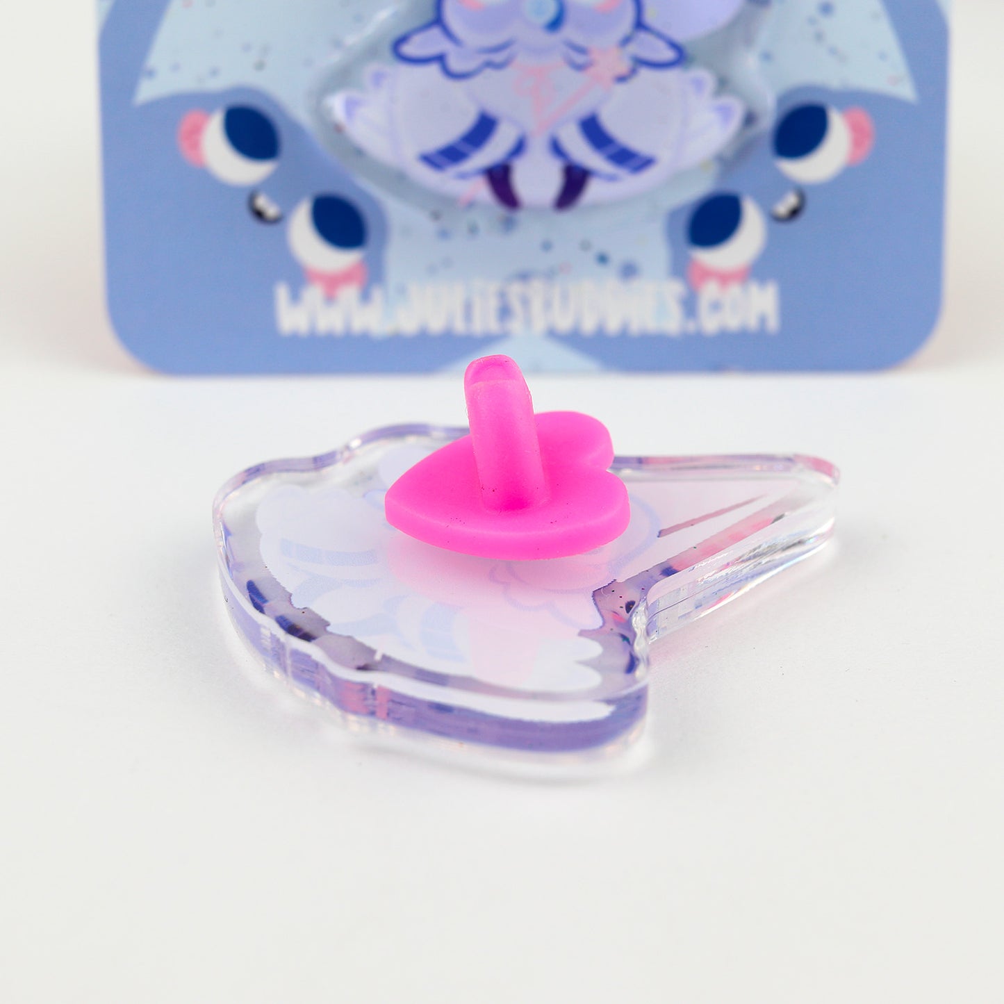 JULIESBUDDIES Magical Pigeon Acrylic Pin