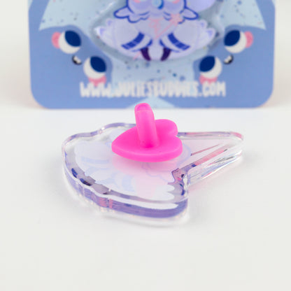 JULIESBUDDIES Magical Pigeon Acrylic Pin