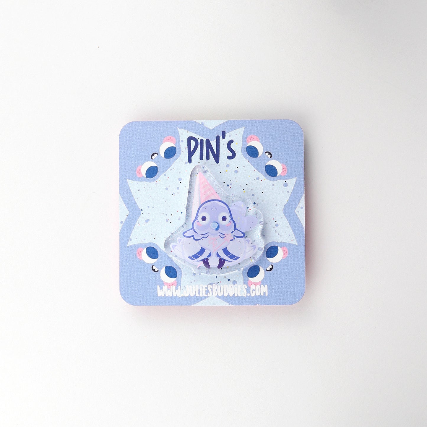JULIESBUDDIES Magical Pigeon Acrylic Pin
