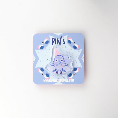 JULIESBUDDIES Magical Pigeon Acrylic Pin