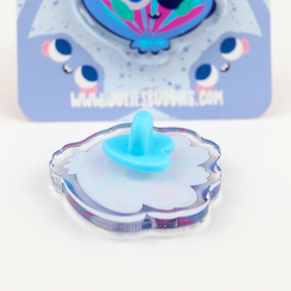 JULIESBUDDIES Pins Coquillage Pirate en Acrylique