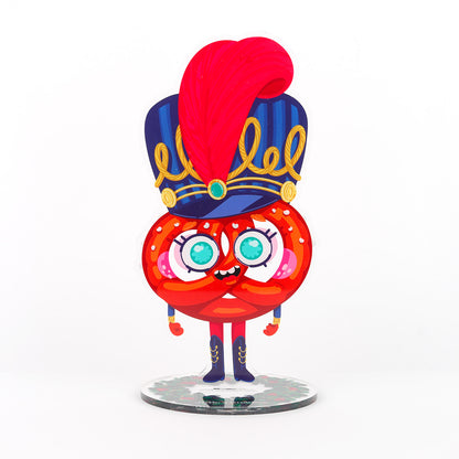 JULIESBUDDIES Acrylic Christmas Standee -Nutcracker Bretzel