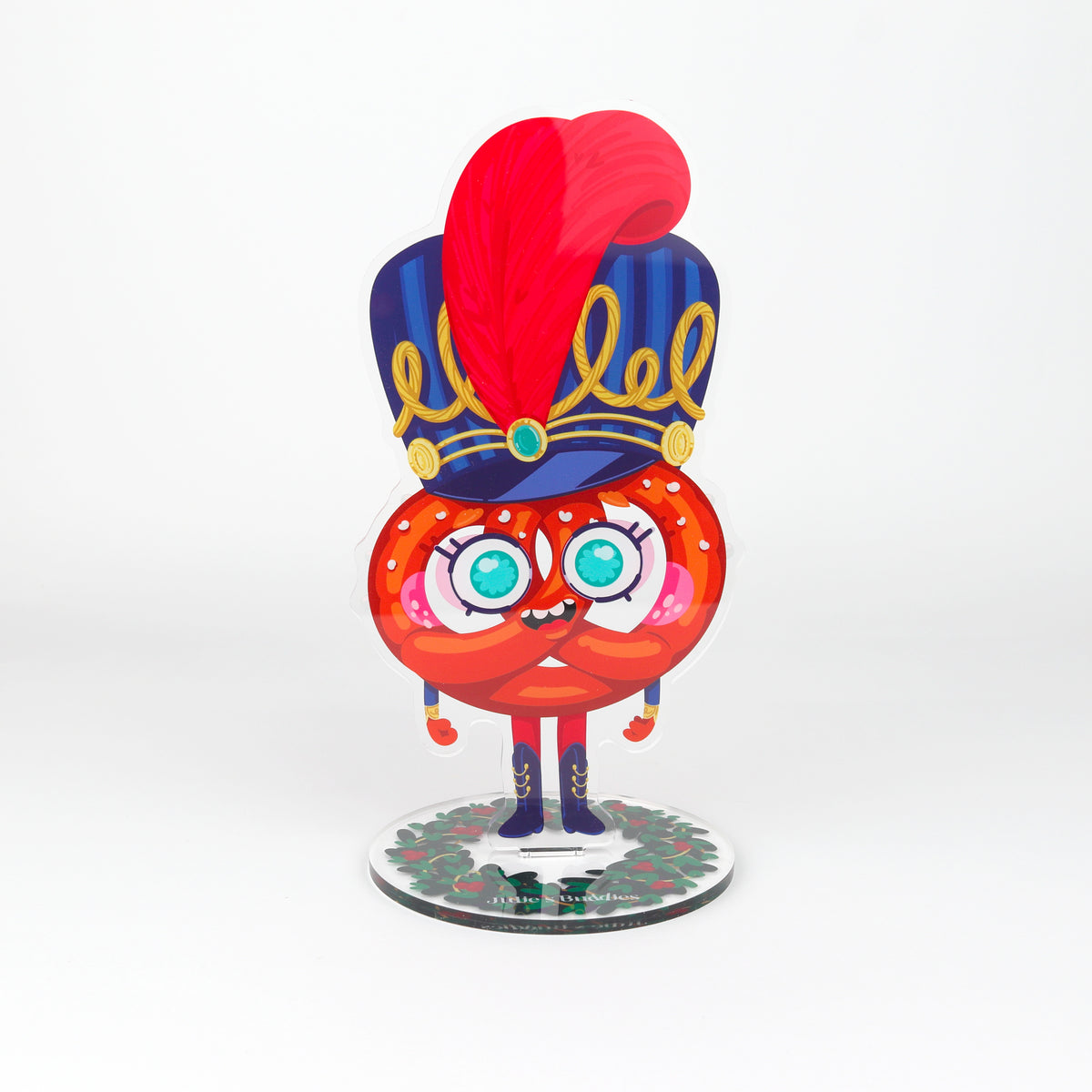 JULIESBUDDIES Acrylic Christmas Standee -Nutcracker Bretzel
