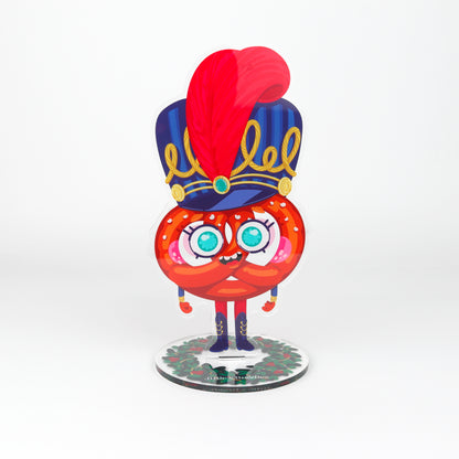 JULIESBUDDIES Acrylic Christmas Standee -Nutcracker Bretzel