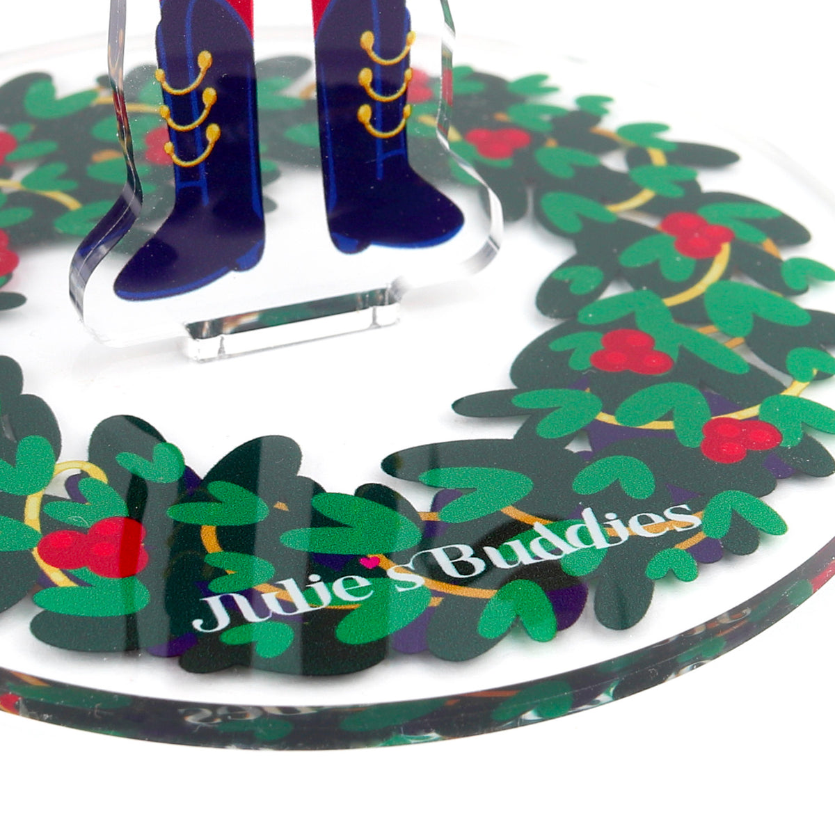 JULIESBUDDIES Acrylic Christmas Standee -Nutcracker Bretzel