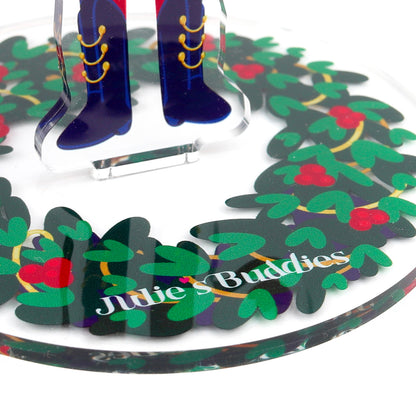 JULIESBUDDIES Acrylic Christmas Standee -Nutcracker Bretzel
