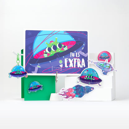 Pack Star JULIESBUDDIES - Alien en OVNI