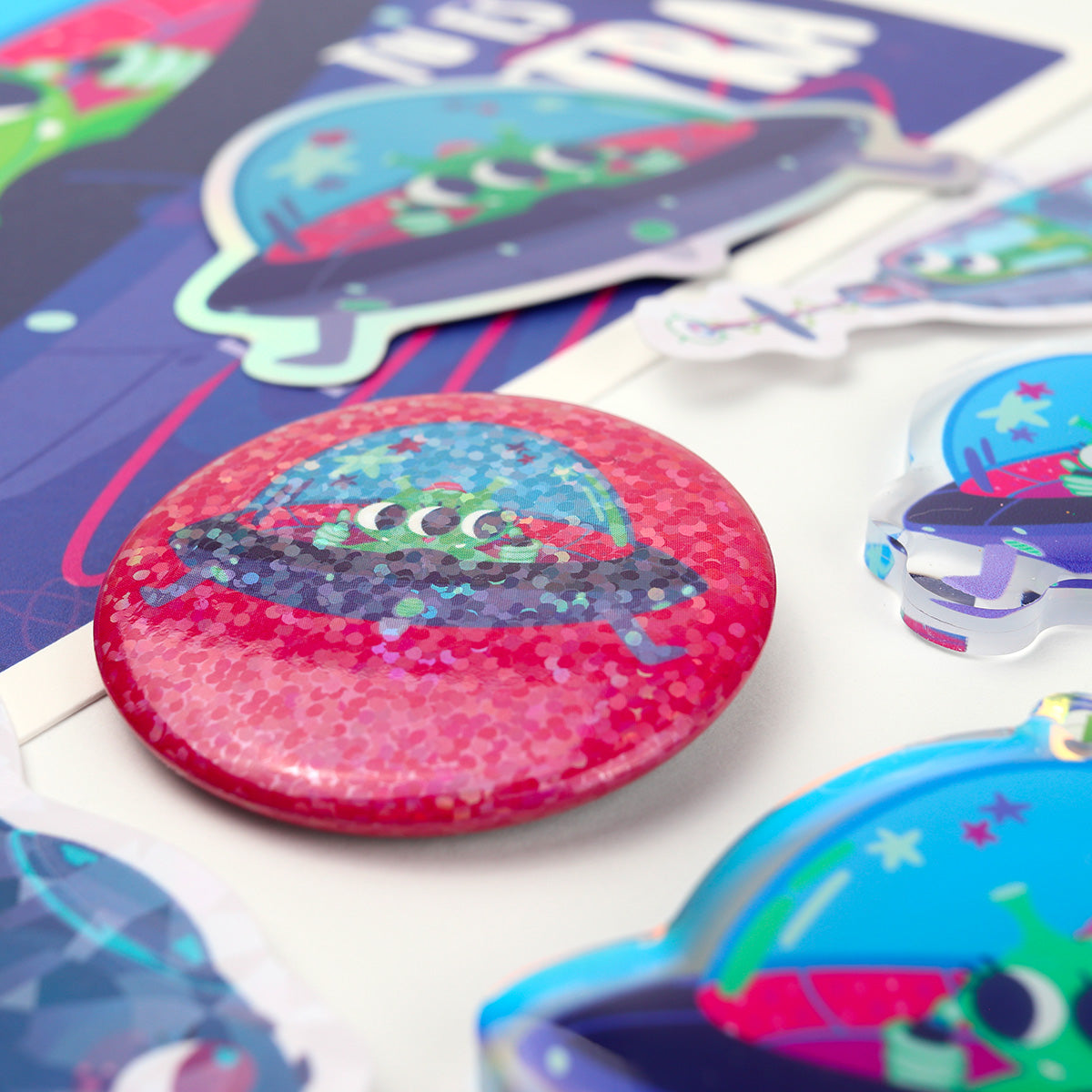 Pack Star JULIESBUDDIES - Alien en OVNI