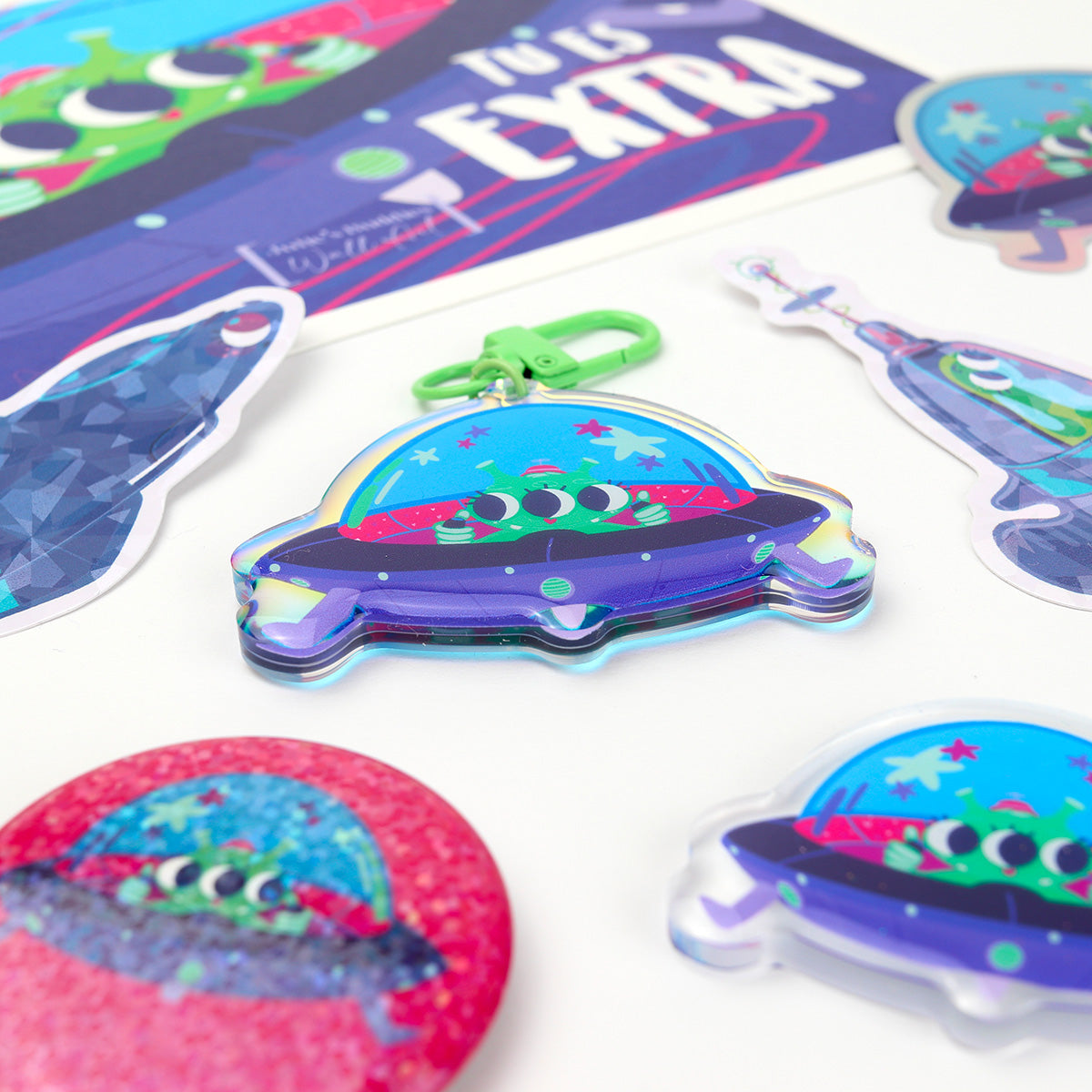 Pack Star JULIESBUDDIES - Alien en OVNI