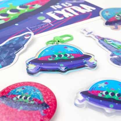 Pack Star JULIESBUDDIES - Alien en OVNI