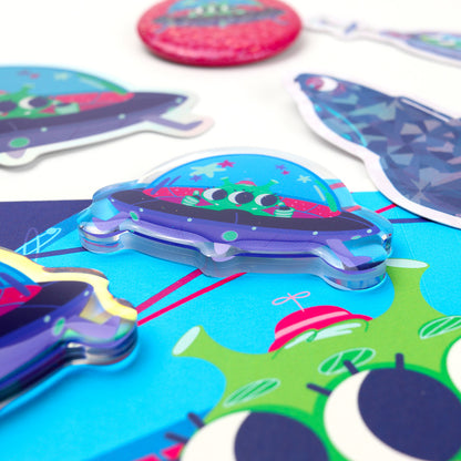 Pack Star JULIESBUDDIES - Alien en OVNI