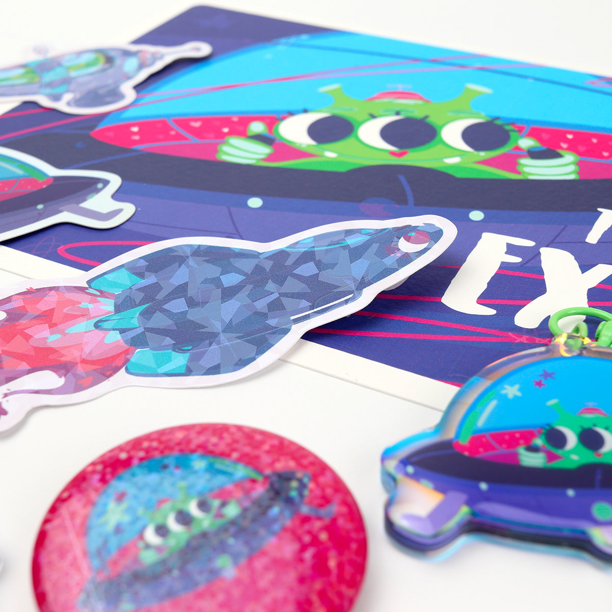 Pack Star JULIESBUDDIES - Alien en OVNI