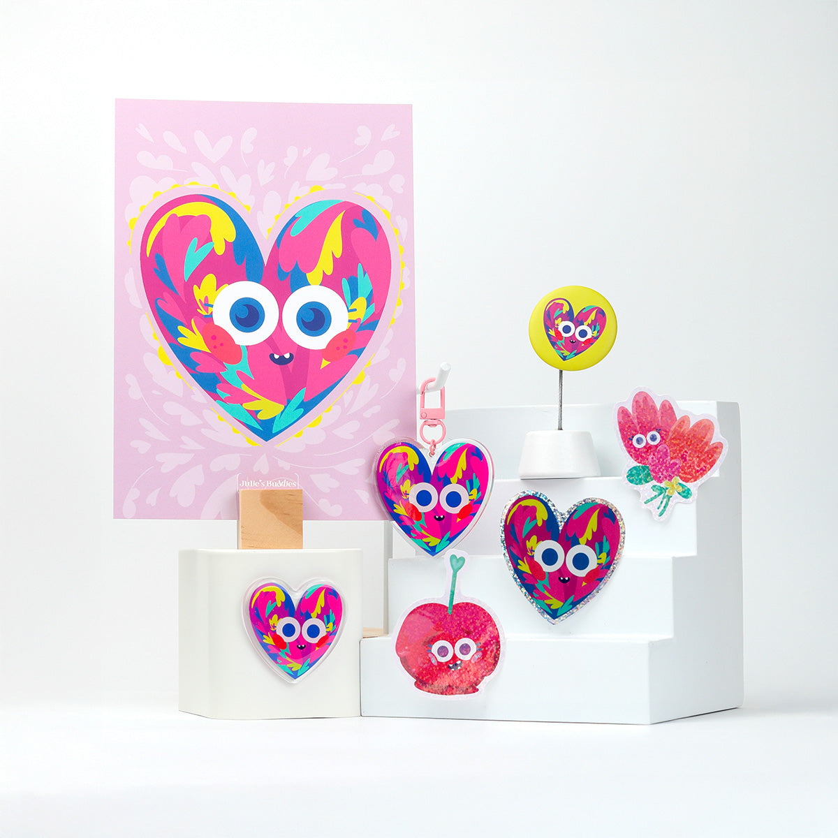 Pack Star JULIESBUDDIES - Coeur Coloré