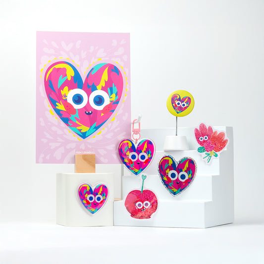 Pack Star JULIESBUDDIES - Coeur Coloré