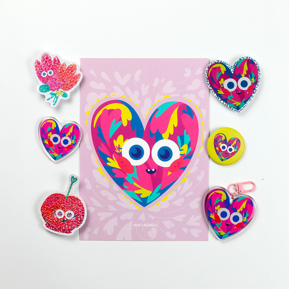 Pack Star JULIESBUDDIES - Coeur Coloré