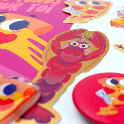 Pack Star JULIESBUDDIES - Pizza au fromage