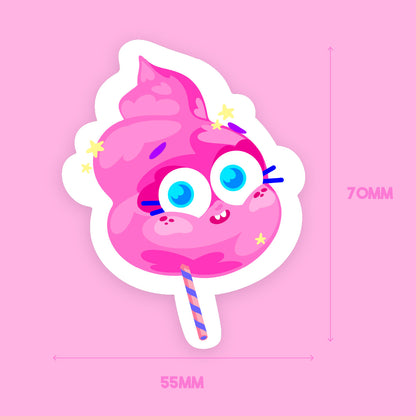 JULIESBUDDIES Cotton Candy Individual Sticker