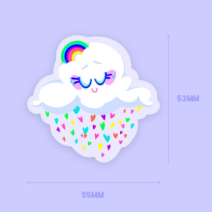 JULIESBUDDIES Rainbow Cloud Individual Sticker