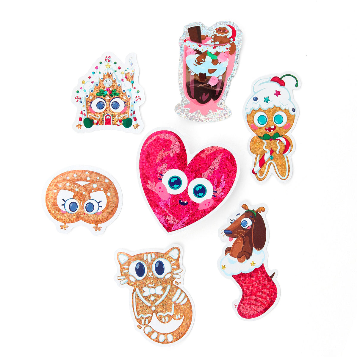 JULIESBUDDIES Gingerbread House Individual Sticker