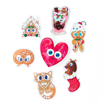 JULIESBUDDIES Gingerbread House Individual Sticker