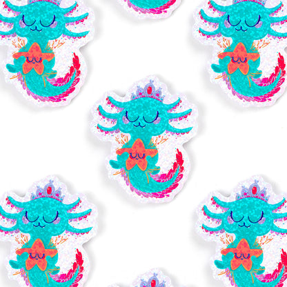 JULIESBUDDIES Autocollant individuel Axolotl