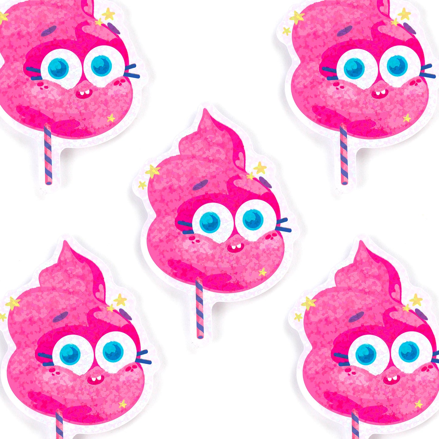 JULIESBUDDIES Cotton Candy Individual Sticker
