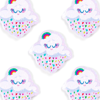 JULIESBUDDIES Autocollant individuel Nuage arc-en-ciel
